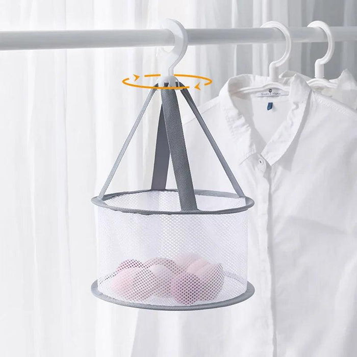 Versatile Compact Mesh Drying Rack: Ideal for Delicates and Knitwear - Space-Efficient Solution
