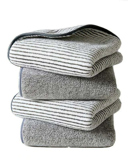 Plush Bamboo Charcoal Coral Velvet Bath Towels - Ultra-Soft, Quick-Drying Microfiber Sets for Adult Relaxation and Home Use