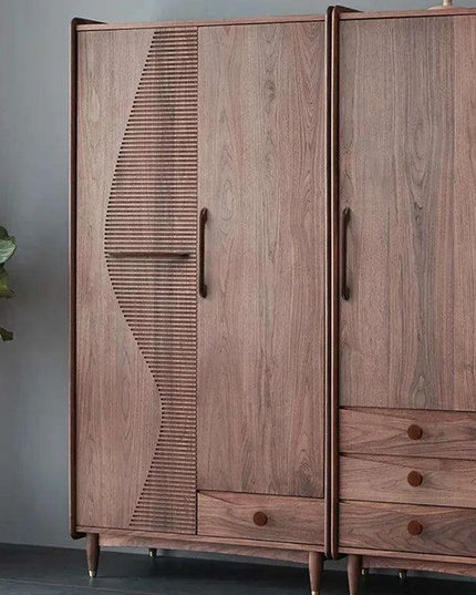 Chic Wooden Cabinet Knobs - Distinctive Walnut & Beech Drawer Handles for Elegant Home Interiors