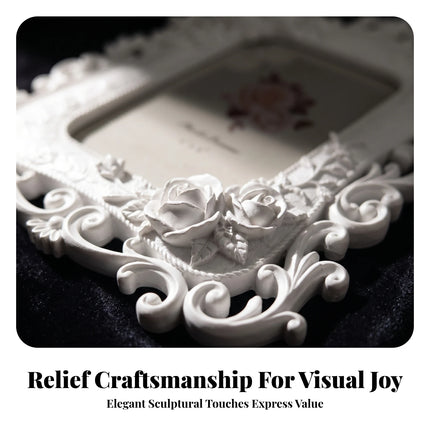 Shop1104398223 Lightweight Resin Baroque Photo Frame with Ornate Desig