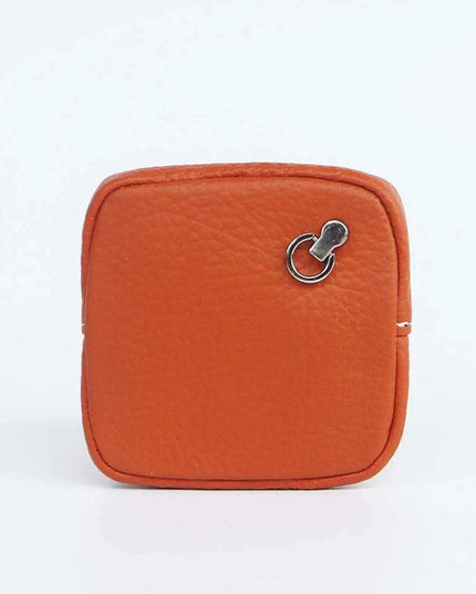 Chic Personalized Cowhide Leather Coin Wallet with Practical Storage Features