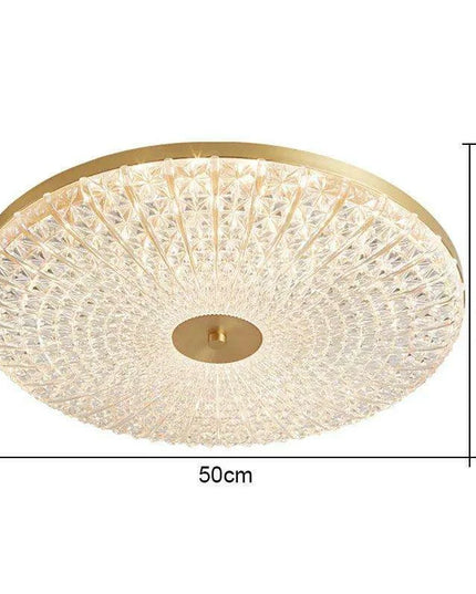 Chic LED Round Acrylic Ceiling Light for Luxurious Home Decor