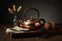 Solid Copper Teapot — Handmade Chinese Kungfu Style, 350 ml Teapots 350ml-small-red-copper-teapot-handmade-solid-thick-copper-personal-tea-kettle-chinese-kongfu-style-copper-tea-pot-mini Kitchen & Dining›Tea & Coffee›Teapots