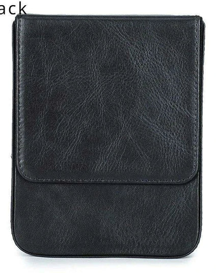 Elegant Genuine Leather Pen Organizer - Stylish Storage for Office and Travel