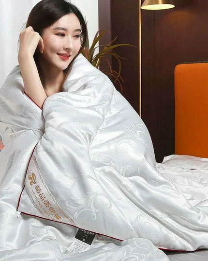 Handmade Silk Quilt with Japanese Style