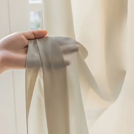 byetee Extra High Sheer Tulle Curtains – 350/400/500cm Floor-to-Ceiling Drapes