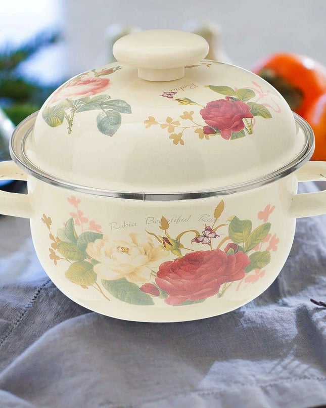 Vibrant Enamel Cookware: Multi-Functional Stockpot for Every Kitchen