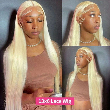 Gleaming Honey Blonde Brazilian Human Hair Wig with Flawless HD Lace Front - Elegance Collection