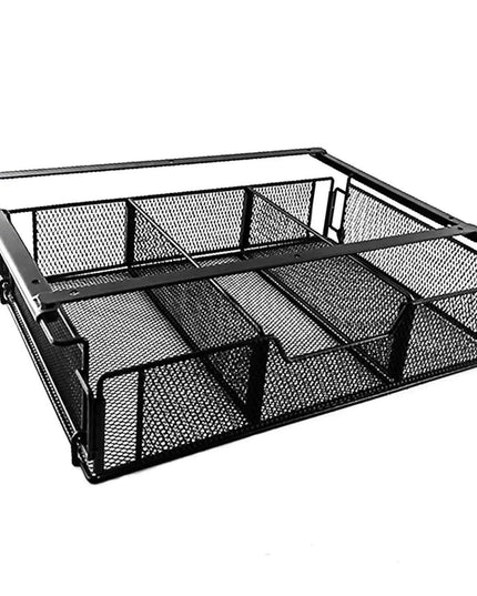 Under-Desk Hidden Storage Drawer with Large Capacity Organizer