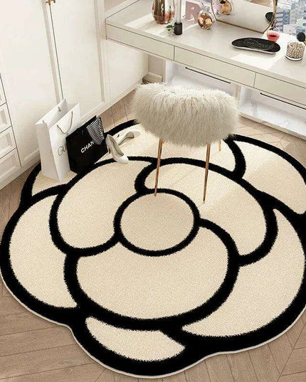 Floral Elegance Plush Carpet - A Cozy and Stylish Home Must-Have