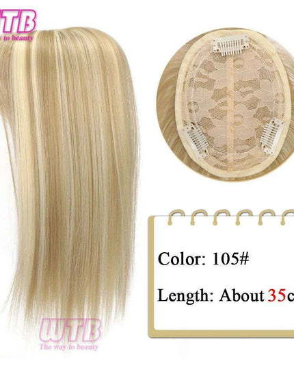 Bangs & Volume: Clip-In Hair Topper for Instant Transformation