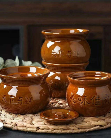 Culinary Artisan's Premium Clay Stew Pot Collection - Elevate Your Cooking Skills