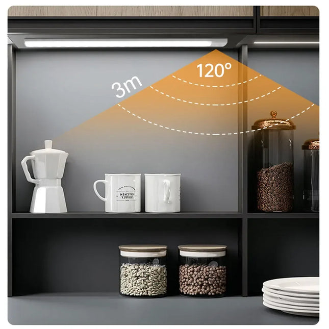 Motion Sensor USB Rechargeable LED Night Light | Under Cabinet & Closet Lamp