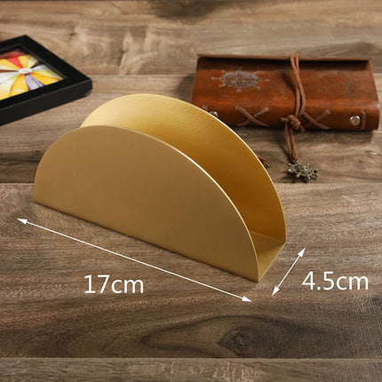 Handmade Upscale Brass Triangle Towel Rack Tissue Holder Hotel Bar Res
