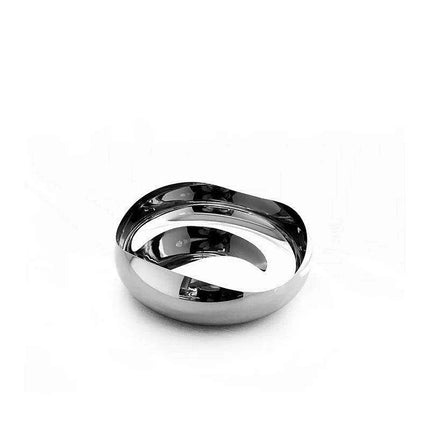 Scandinavian Elegant Stainless Steel Bowl for Salads and Fruits