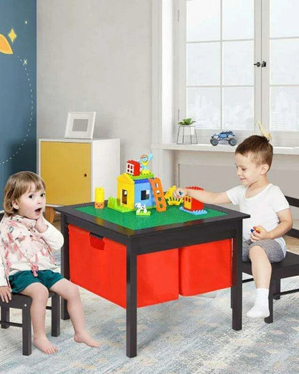 Creative Kids' Play and Study Table Set with Storage - Engaging Furniture for Educational Fun