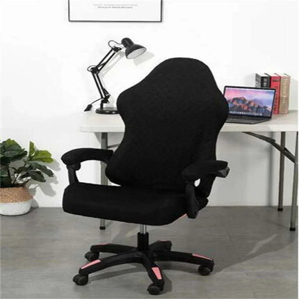 High Back Elastic Chair Cover for Office and Living Room