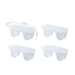 Set of 4 Silent Self-Adhesive Mini Caster Wheels for Easy Movement of Storage Bins and Trash Cans - Scratch-Free and Versatile