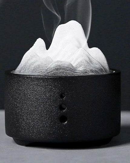 Elegant Zen Ceramic Incense Burner with Mesh Cover - Stylish Home Decor Ashtray and Relaxation Plate