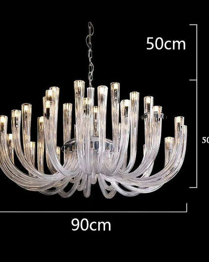 Modern Dimmable LED Chandelier Pendant Light - Elegant Indoor Lighting for Stylish Homes