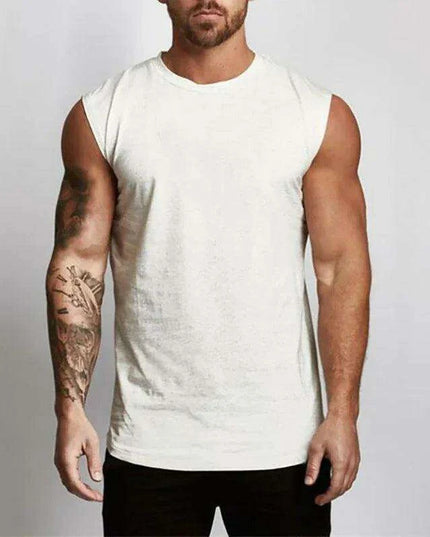 Men's Bodybuilding Sleeveless Workout Tank Top for Fitness and Sports