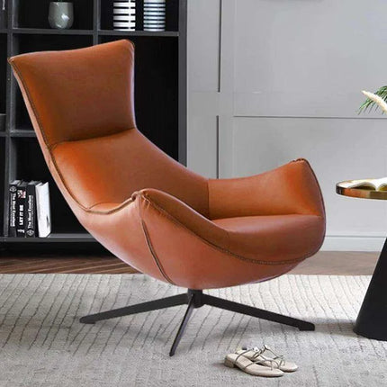 Scandinavian Leather Lounge Chair: A Stylish Seating Solution for Modern Comfort