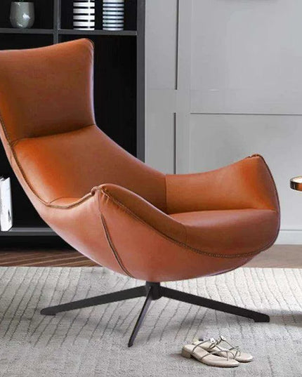 Scandinavian Leather Lounge Chair: A Stylish Seating Solution for Modern Comfort