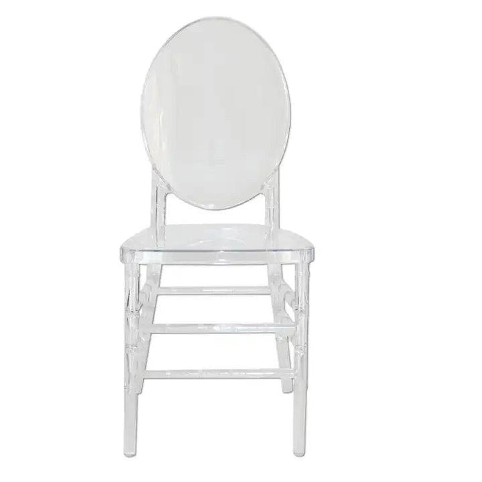 Elegant Set of 20 Clear Acrylic Chairs for Events and Weddings