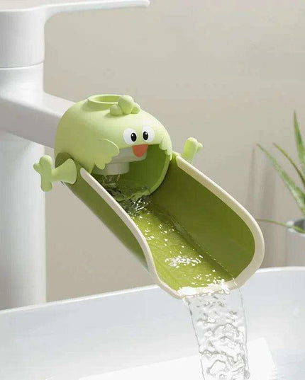 Whimsical Kids' Faucet Extender with Temperature Safety Alert for Joyful Handwashing