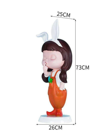 Whimsical Abstract Figurine Decor