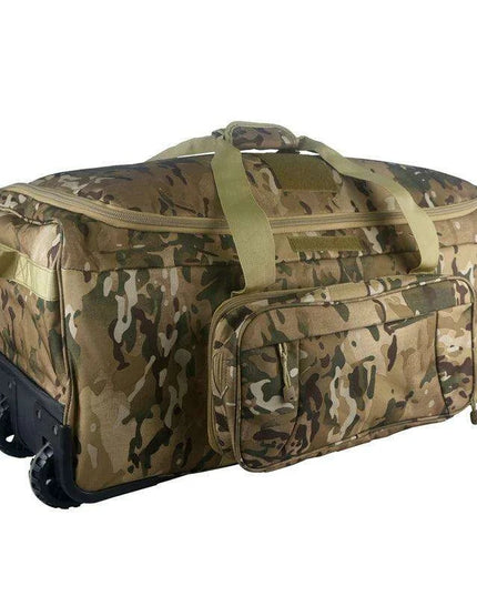 Premium Heavy-Duty Wheeled Tactical Duffel Bag for Adventurers and Travelers