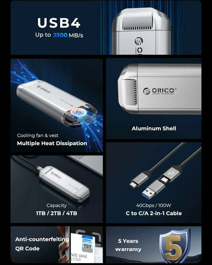 Sleek Sports Car-Inspired Portable SSD with Advanced Cooling and Multi-Device Compatibility