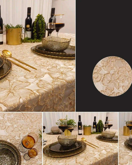 Elegant Designer Table Cloth and Napkin Set with Premium Quality Packaging