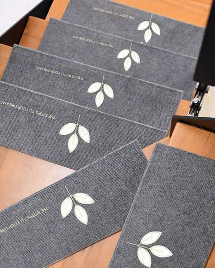 Stylish and Secure Plush Stair Mat Collection with Elegant Patterns