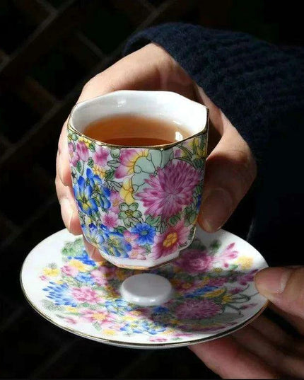 Artisanal Sheep Fat Jade Porcelain Tea Set - Exquisite Kung Fu Collection