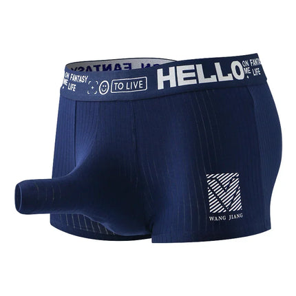 Teen Boys Elephant‑Trunk Style Cotton Boxer Underwear,Men Breathable Comfort Flat Briefs For Summer teen-boys-elephant-trunk-style-cotton-boxer-underwear-men-breathable-comfort-flat-briefs-for-summer