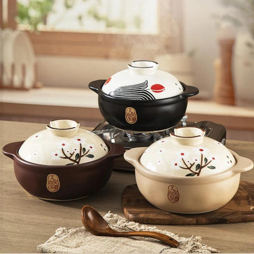 Authentic Japanese Clay Cookware Set for Exquisite Home Cooking