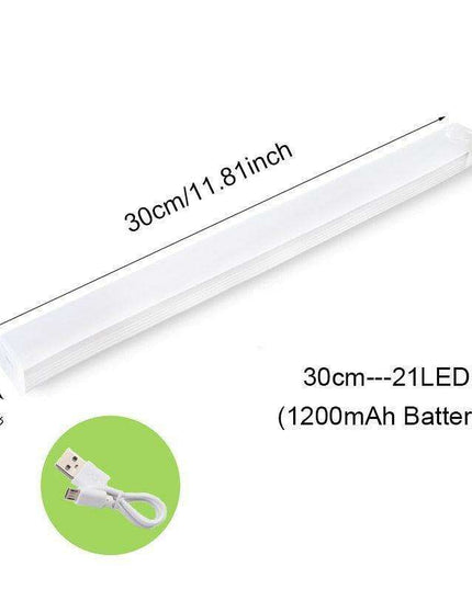 Smart Motion-Sensing USB Rechargeable LED Under Cabinet Light for Effortless Illumination
