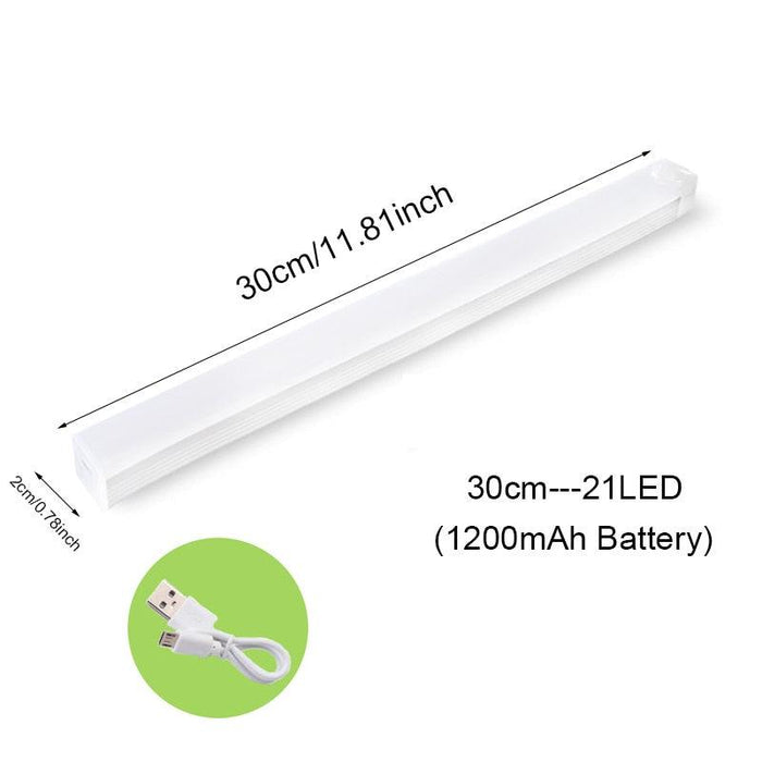 Motion-Sensing LED Under Cabinet Light with USB Charging