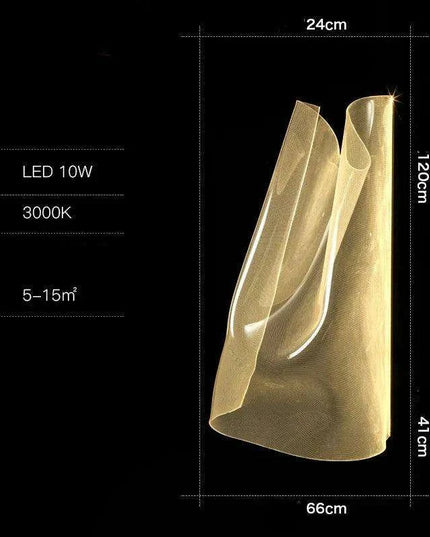 Avant-Garde LED Acrylic Floor Lamp with Unique Irregular Design for Chic Interiors