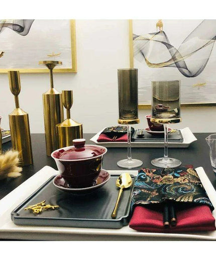 Luxury Botanical Porcelain Dining Set for Elegant Occasions