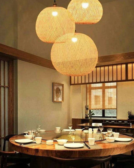 Artisan Bamboo Chandelier - Transform Your Space with Handcrafted Radiance