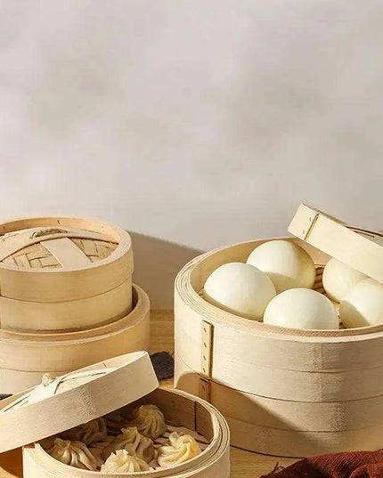 Bamboo Steaming Set for Healthy Cooking and Delicious Dumplings
