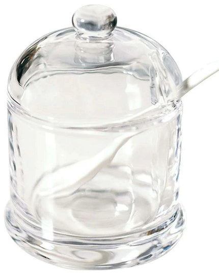 Elegant Glass Spice Jars with Lids for an Upscale Kitchen