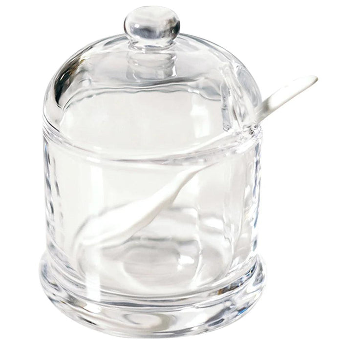 Elegant Glass Spice Jars with Lids for an Upscale Kitchen