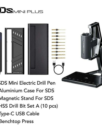 Precision Portable Drill Press Kit with Rechargeable Mini Electric Drill - Perfect for Various Materials