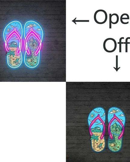 Customizable Neon Cartoon LED Wall Art Light with Dimming Features for Unique Room Decor