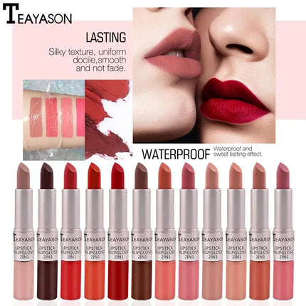 Matte Liquid Lipstick Waterproof Non Transfer Long Wear Pink Lip Gloss Tint Moisturizing Makeup for Women Ladies matte-liquid-lipstick-waterproof-non-transfer-long-wear-pink-lip-gloss-tint-moisturizing-makeup-for-women-ladies