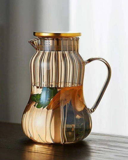 Artisan Glass Teapot Set with Precision Filter and Electric Pottery Heater for Traditional Kung Fu Tea Brewing