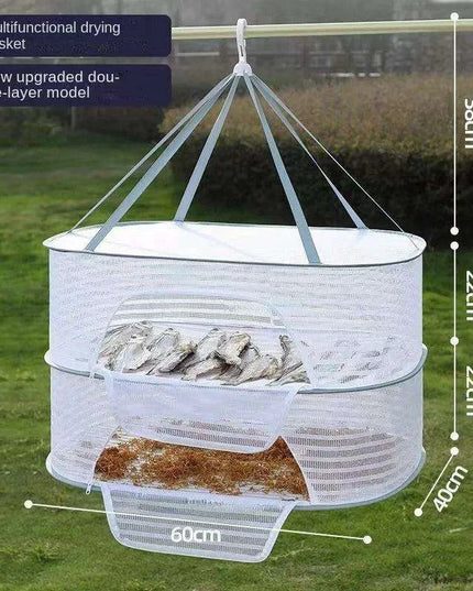 Collapsible Mesh Drying Net for Garments, Produce, and Beyond